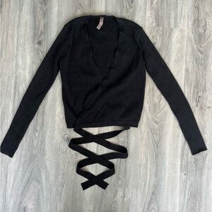 Capezio Wrap Sweater- size small